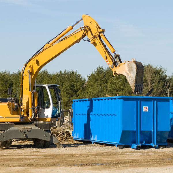 what happens if the residential dumpster is damaged or stolen during rental in Marfa Texas